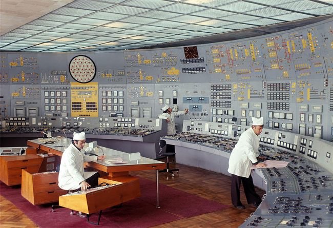 Soviet control room photograph
